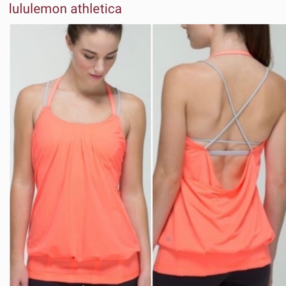 Lululemon Bright Coral Top
